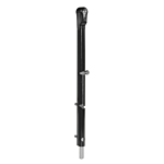 LOCINOX KEY LOCKABLE CANE BOLT (BLACK FINISH)