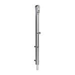 LOCINOX KEY LOCKABLE CANE BOLT (SILVER FINISH)