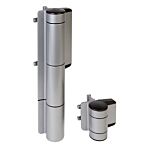 PR(S) LOCINOX "MAMMOTH" GATE CLOSER AND HINGE FOR GATES UP TO 330 LBS "180" DEGREE (SILVER)