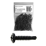 BAG(S) OF 100 - PREMIUM QUALITY STAINLESS STEEL SCREW PACKS (410 S/S- 10 GAUGE)