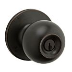 SAFELOCK KWIKSET "ENTRY" KNOB US 11P (VENETIAN BRONZE) "REGINA"