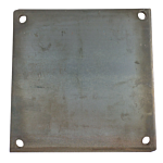 HEAVY DUTY FLAT MOUNT PLATE (10" X 10" X .354" THICK)