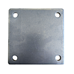 HEAVY DUTY FLAT MOUNT PLATE (5" X 5" X 1/4" THICK)