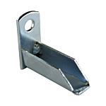 **ZINC PLATED**SLIDE IN BRACKET (FITS 1" SQ. X 16 GA TUBE)