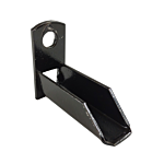 **BLACK PAINT**SLIDE IN BRACKET (FITS 1" SQ. X 16 GA TUBE)