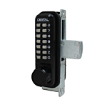 LOCKEY SINGLE SIDED NARROW STYLE DEAD BOLT (JET BLACK)