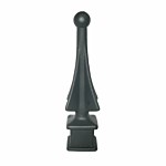 BLACK PLASTIC SPEAR--3/4 (#217B-3/4" DESIGN)