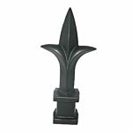 BLACK PLASTIC SPEAR--5/8 (#215-5/8" DESIGN)
