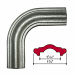 MALLEABLE IRON "CORNER BEND (1-3/4" WIDE)