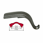 MALLEABLE IRON TONGUE - 45 DEG (1-15/16" W CAP)