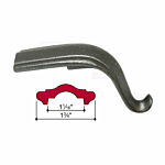 MALLEABLE IRON TONGUE - 45 DEG (1-3/4" W CAP)