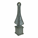 *PLAIN IRON** #217 W/BALL CAST IRON SPEAR - 5/8" SQ HOLE