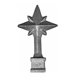 #265 3/4 CAST IRON SPEAR W/3/4" SQ. HOLE (#211 3/4)