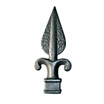 #270 CAST IRON SPEAR-1/2" HOLE