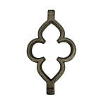 CAST IRON GOTHIC CENTER CLOVER (198)