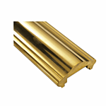 BRASS CAP RAIL - 2.25" W X 16'