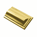 BRASS SQ. END PIECE (2" W)