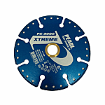 DIAMOND CUT-OFF WHEEL - 6" X .050 X 5/8 & 7/8 ARBOR PX-3000 BLUE WHEEL (PX3CW06)