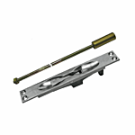 CAL-ROYAL SOLID BRASS LEVER EXTENSION FLUSH BOLT (26D FINISH) (UL LISTED)