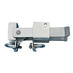 DAC COMMERCIAL 1-5/8" OR 2" STRONG ARM LATCH FOR ROUND GATE FRAME (GALVANIZED)