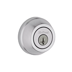 KWIKSET DOUBLE CYLINDER SMARTKEY DEADLATCH US 26D (SATIN CHROME)