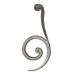 (14/059) INDITAL GD0023/SX LARGE SCROLL (9-9/16" H X 3-15/16" W)