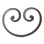 (14/059) INDITAL GD0032 SCROLL (9-1/16" W X 6-11/16" H)