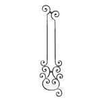 (052) INDITAL GD159/2 LARGE PANEL (39-1/2" H X 11-1/32" W)