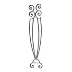 (036) INDITAL GD175/7 GONZATO PANEL 9/16" X 5/16" MATERIAL 7-7/8" X 39-3/8"