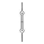 (087) INDITAL GD192/3 BALUSTER (39-1/2" H X 1/2" DIA.)