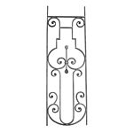 (036) INDITAL GD245/1 GONZATO PANEL 9/16" X 5/16" MATERIAL 13" X 39-3/8"