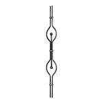 (041) INDITAL GD41/2 ROUND BALUSTER (39-1/2" H X 1/2" DIA.)