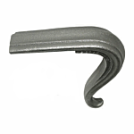 ECONOMY 2 1/4" 90 DEGREE CAST IRON LAMBS TONGUE