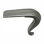 ECONOMY 2" 90 DEGREE CAST IRON LAMBS TONGUE