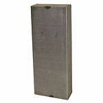 KEEDEX "BLANK" 1-3/4" WIDE LOCK BOX- STEEL (5" X 15")