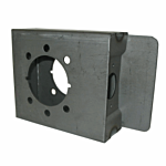 KEEDEX SINGLE HOLE "RHODES" 2" WIDE LOCK BOX- STEEL