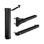 LOCINOX COMPACT HYDRAULIC GATE CLOSER 180 DEGREE / BLACK (LION-9005)