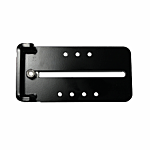LOCKEY "PANIC BAR" STRIKE BRACKET (ADJUSTABLE 3"/BLACK)