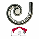 LEFT - CAP RAIL LATERAL (1-15/16" W)