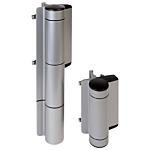 PR(S) LOCINOX MAMMOTH - "HEAVY DUTY" GATE CLOSER AND HINGE, GATES UP TO 440 LBS "180" DEGREE (SILVER)
