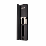 LOCINOX SURFACE MOUNTED ELECTRIC STRIKE 12/24V AC/DC - FAIL CLOSE (BLACK FINISH)