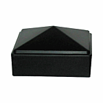 PLASTIC POST CAP - 1-1/2" SQ (BLACK)