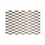 **GALVANIZED** O/T OR FREIGHT EXPANDED METAL 4 X 8 - 1/2" X 16 GA DIAMOND FLAT