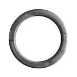 ****1/2" SQ. TUBE X 16 GA.**** STEEL RING - 4" O.D.