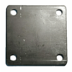 HEAVY DUTY FLAT MOUNT PLATE (8" X 8" X 3/16")