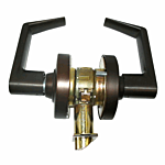 **** D-D-D LEVER-LEVER **** "D" SCHLAGE D66 "DOUBLE CYLINDER" ENTRY US 10B (OIL RUBBED BRONZE) (613) RHODES LEVER (2-3/4" B.S.) (SUB ND66-613)