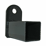 **BLACK PAINT**SLIDE IN BRACKET (FITS 1-1/2" SQ. X 11 GA TUBE)