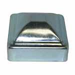 ***ZINC PLATED*** PRESSED STEEL POST CAP - 6"