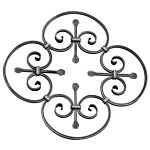 (25) INDTL 1011/2 STEEL ROSETTE (24" DIA. X 1/2" ROUND GROOVE)