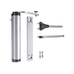 LOCINOX "VERTICLOSE 2" GATE CLOSER FOR "WALL" MOUNTED GATES UP TO 330 LBS (SILVER FINISH)